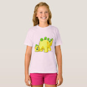 T-shirt Chomby jaune (Devant entier)