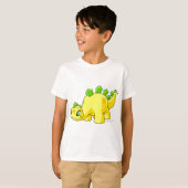 T-shirt Chomby jaune (Devant entier)