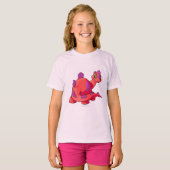 T-shirt Chomby rouge (Devant entier)