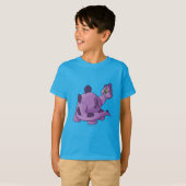 T-shirt Chomby violet (Devant entier)