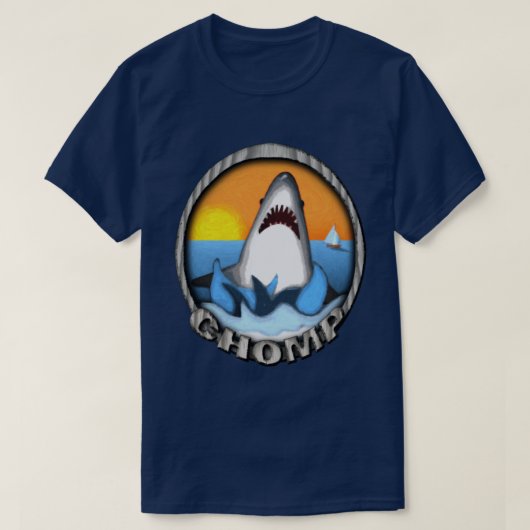 T-shirt Chompe de requin (Design devant)