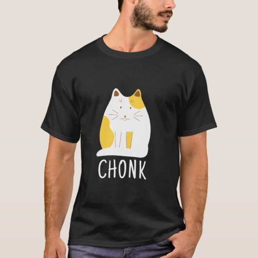 T-shirt Chonk Chat Funny Scale Meme (Devant)