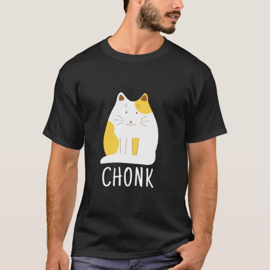 T-shirt Chonk Chat Scale Meme (Devant)
