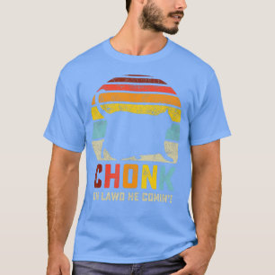 T-shirt Chonk Chat Scale Meme Funny Retro Style Vintage