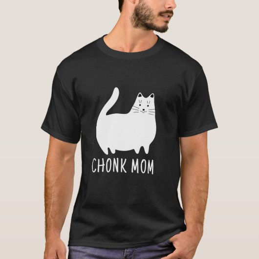T-shirt Chonk Mom Funny Chat Scale Meme (Devant)