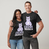 T-shirt Chonk Oh Lawd Il arrive pour Fat Cat 3 (Unisexe)