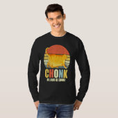 T-shirt Chonker Fat Chat Chonky Mème (Devant entier)