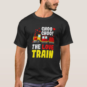 T-shirt Choo Choo Le Train D'amour Saint Valentin Cœur Mig