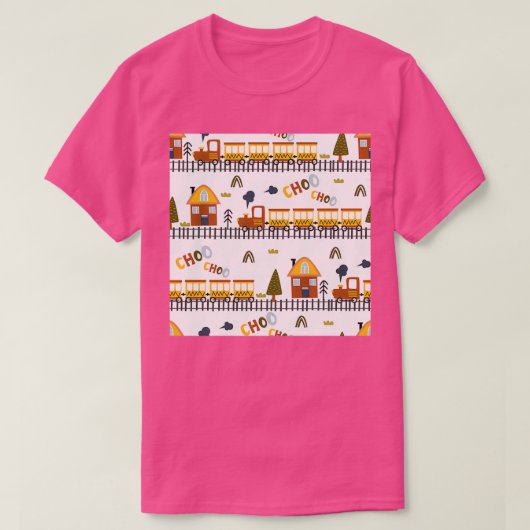 T-shirt Choo Choo Train Boy Motif pour petits enfants (Design devant)
