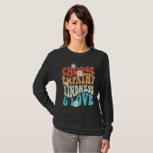 T-shirt Choose Kindness Empathy Love Anti Bullying Kindnes (Devant entier)
