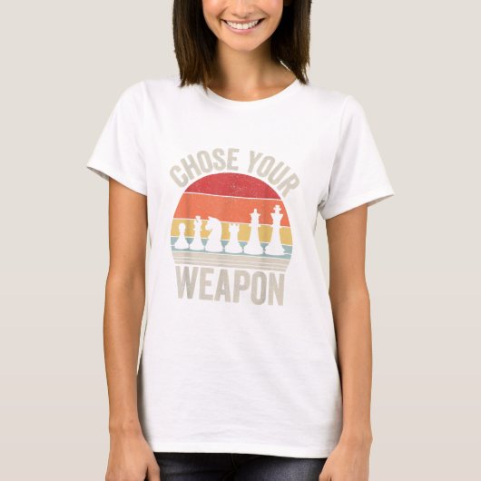 T-shirt Choose Your Weapon (Devant)