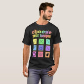 T-shirt Choose your weapon knitting crochet sewing loom ra (Devant entier)