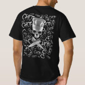 T-shirt Chop Chop Chop Funny Manic Chef Crâne (Dos)
