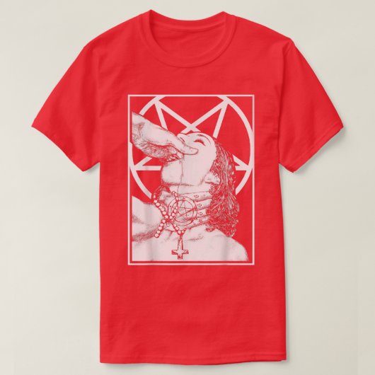 T-shirt Choquez-moi satan Unholy Nun Naughty Sey (Design devant)