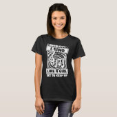 T-shirt Chorale chanteuse chanteuse chanteuse membre (Devant entier)