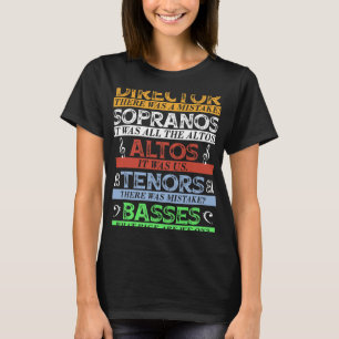 T-shirt Chorale de musique chanteur