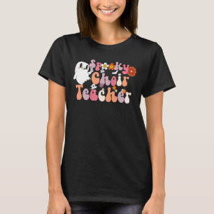T-shirt Chorale éffrayante Enseignant Retro Musique Hallow