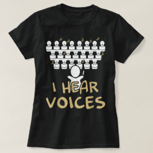 T-shirt Chorale Enseignant J'Entends Voices Funny Choriste