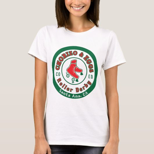 T-shirt Chorizo et rouleau Derby des oeufs Co Ed (Devant)