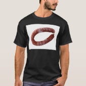 T-shirt Chorizo saucisse isolée comme coupée (Devant)