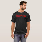 T-shirt Chorizo sur le noir (Devant entier)