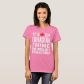 T-shirt Chose canadienne (Devant entier)