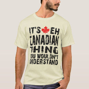 T-shirt Chose canadienne