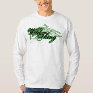T-shirt Chose sauvage de truite Brown