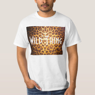 T-shirt CHOSE SAUVAGE sur la pièce en t d'empreinte de