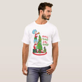 T-shirt Chose Une Chose Deux Merry Things Jolly Things (Devant entier)