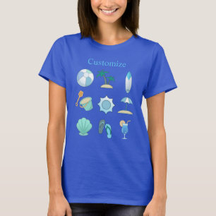 T-shirt Choses de vie de plage Thunder_Cove Cling fenêtre