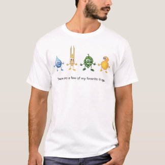 T-shirt Choses préférées - bière