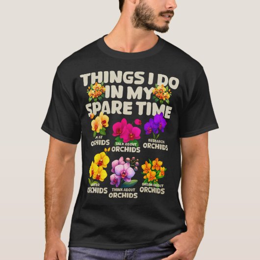T-shirt Choses que je fais pendant mon temps libre (Devant)