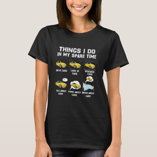 T-shirt Choses que je fais pendant mon temps libre Amusing (Devant)