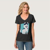 T-shirt Chou Husky (Devant entier)