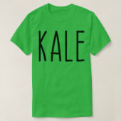 T-shirt Chou kale végans végétariens jardin légume jardini (Design devant)