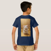 T-shirt "Chou mignon blanc" Conçu (Dos entier)
