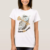 T-shirt Chouette à cornes de minuit (Devant)