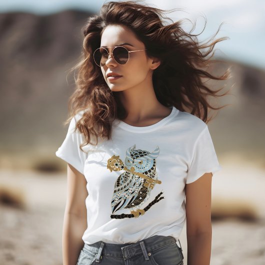 T-shirt Chouette à cornes de minuit
