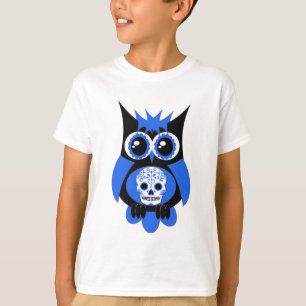 T-shirt Chouette à tête bleue