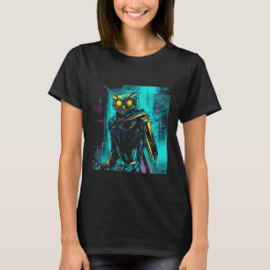 T-shirt Chouette artisanale Imaginaire Oiseau animal Choue