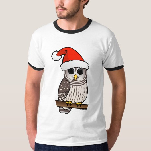 T-shirt Chouette barrée de Noël Père Noël (Devant)