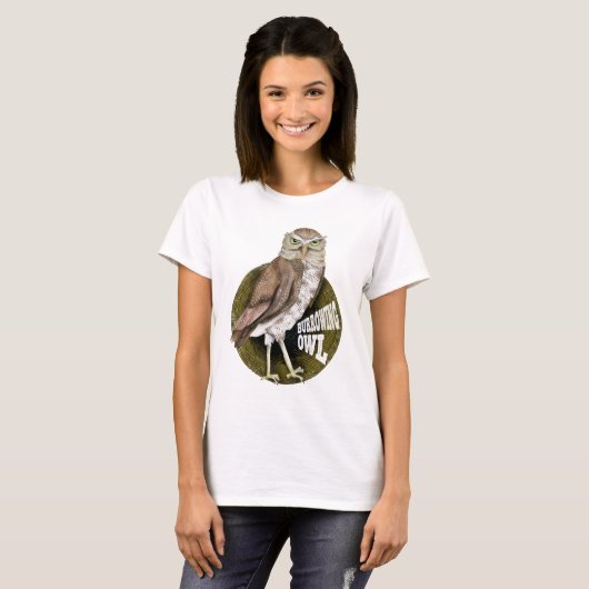 T-shirt Chouette brulante (Devant entier)