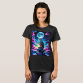 T-shirt Chouette colorée (Devant entier)