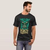 T-shirt Chouette colorée Art magnifique tatouage graphique (Devant entier)