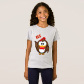 T-Shirt chouette coq (Devant entier)