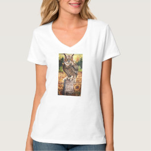 T-shirt Chouette d'automne