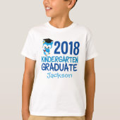 T-shirt Chouette de fin d'études 2018 Cool personnalisé (Devant)