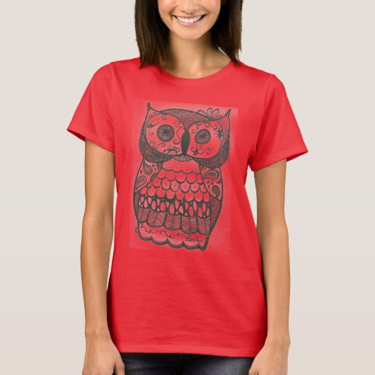T-shirt chouette de hoot (Devant)