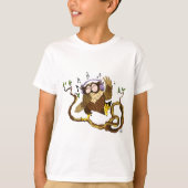 T-shirt Chouette de musique (Devant)